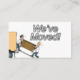 Neue Adresse, die wir für das benutzerdefinierte  Visitenkarte