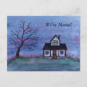 Neue Adresse Postkarte