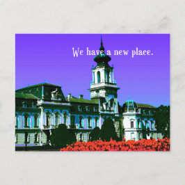 Neue Adresse Postkarte "Wir haben eine neue Adress