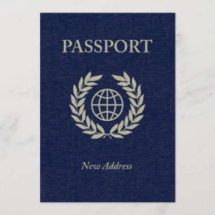 neue Adresse Reisepass Ankündigung