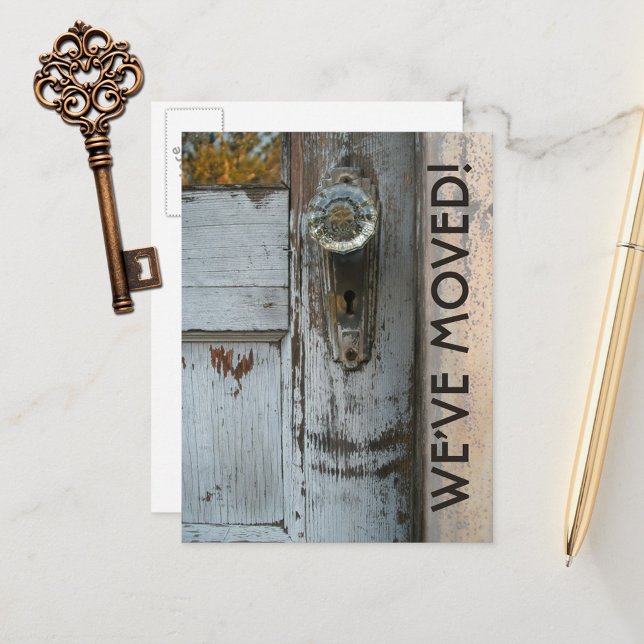 Neue Adresse "We ve Moved" Postkarte (Von Creator hochgeladen)