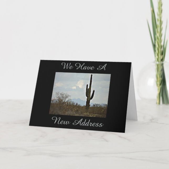 Neue Adressen-Karte Ankündigung (Vorderseite)