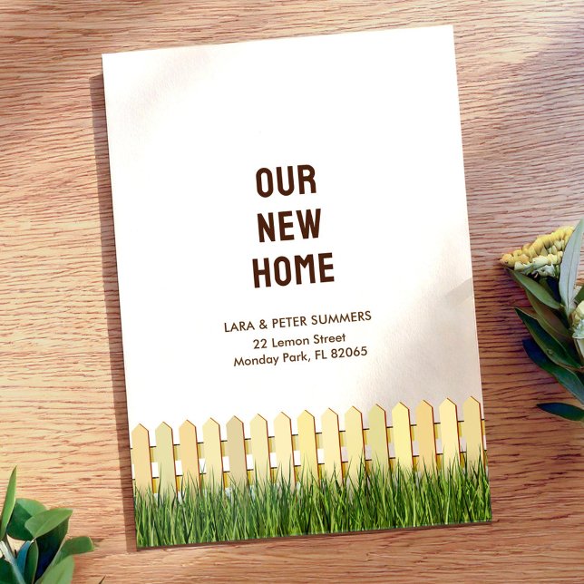 Neue Adresskarte mit Sammelzaun und Garten Ankündigung (Von Creator hochgeladen)