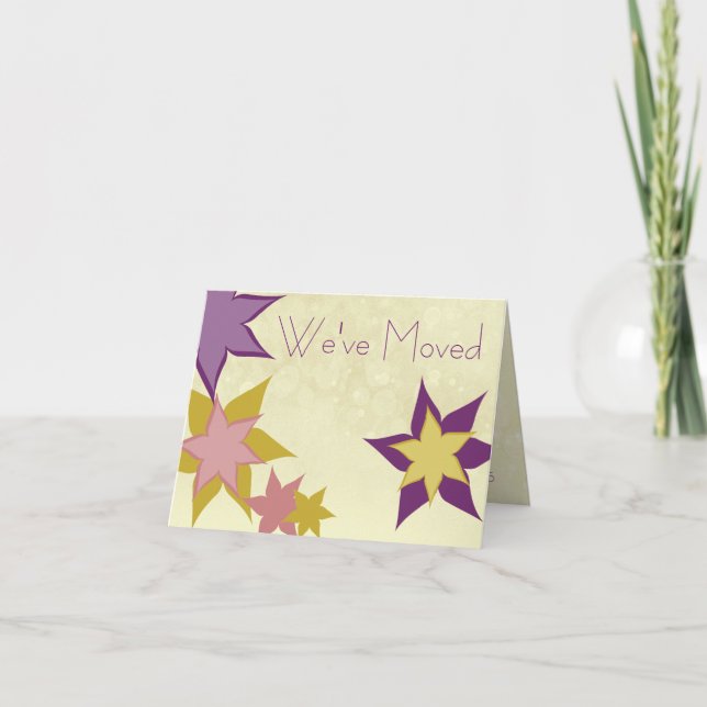 Neue Adresskarten Ankündigung (Vorderseite)