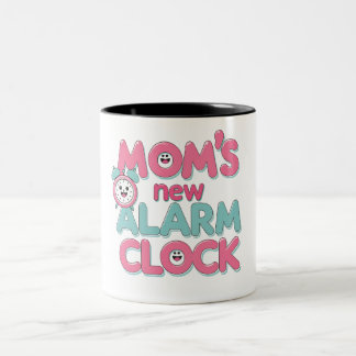 Neue Alarmuhr der Mama - Niedliches Babyangebot Zweifarbige Tasse