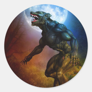 Neue Alpha Runder Aufkleber