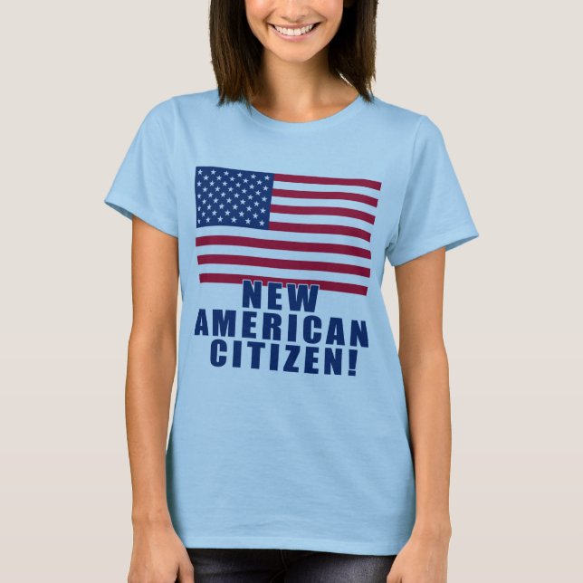 Neue amerikanische Bürger-Geschenke und T-Shirts (Vorderseite)