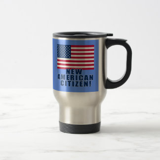 Neue amerikanische Bürger-Geschenke und T-Shirts Reisebecher