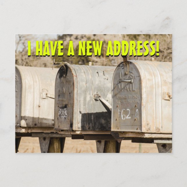 Neue Änderung der Postkarte (Vorderseite)