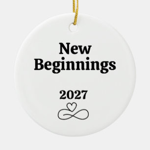 Neue Anfänge, Geschenke für ihren Urlaub Weihnacht Keramik Ornament