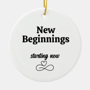 Neue Anfänge, Geschenke für ihren Urlaub Weihnacht Keramik Ornament