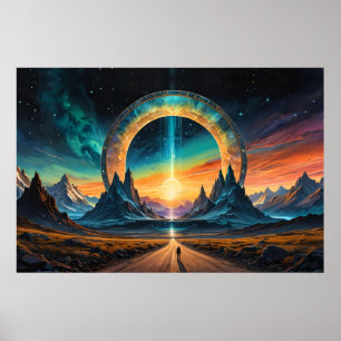 Neue Anfänge: Treten Sie durch ein Stargate Poster