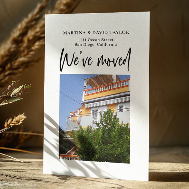 Neue Ankündigung zum Foto der Zuhause-Adresse Postkarte (Von Creator hochgeladen)