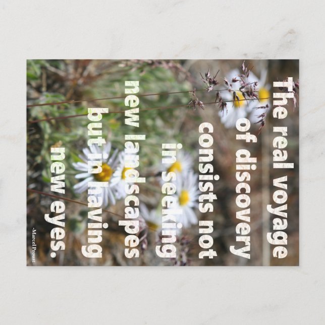 Neue Augen Postkarte (Vorderseite)