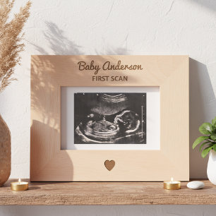 Neue Baby-Ankündigung Ultrasound Foto Rahmen