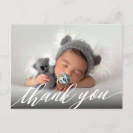 Neue Baby Birth Ankündigung Danke Postcard Postkarte