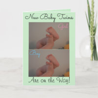 Neue Baby Boy Girl Twins On The Way FOTO
