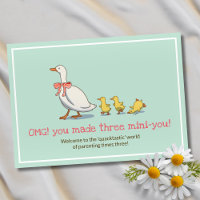 Neue Baby Ducks Minze Green Triplets Herzlichen Gl