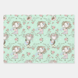 Neue Baby-Dusche Mama und Baby Geschenkpapier Set