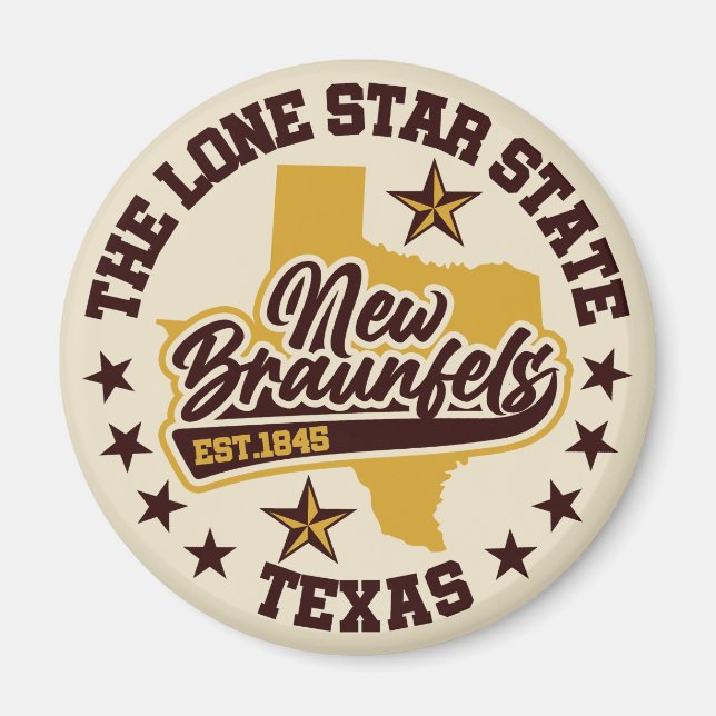 Neue Braunfels, Texas Magnet (Vorne)