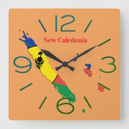 Neue Caledonia-Uhr Quadratische Wanduhr