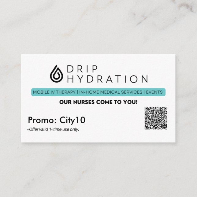 Neue City Discount Card  Visitenkarte (Vorderseite)