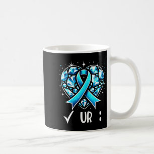 Neue Darmkrebsbewusstseins-Koloskopie-Kunst Kaffeetasse
