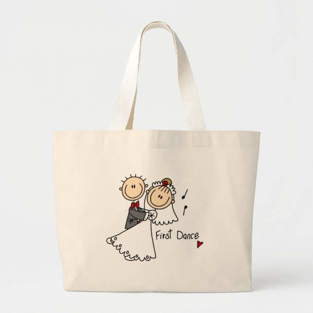 Neue Ehemann und der Ehefrau tanzen zuerst Tasche (Vorne)