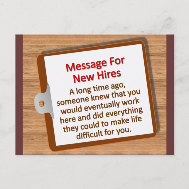 Neue Einstellungen  Postkarte (Vorderseite)