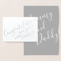 Neue Eltern Elegante Kalligraphie Herzlichen Glück