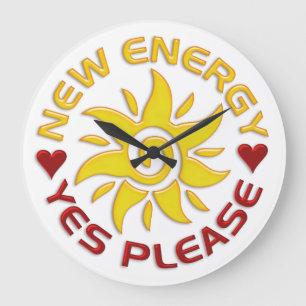 NEUE ENERGIE - JA BITTE GROßE WANDUHR