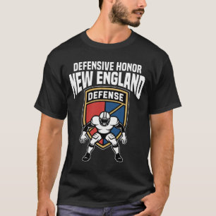 NEUE ENGLAND-DEFENSIVE-EHRE - NEW ENGLAND FOOTBALL T-Shirt