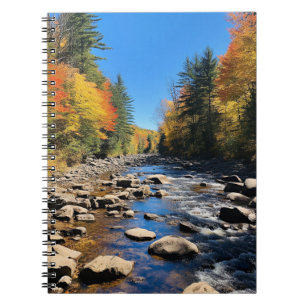 Neue England farbenfrohe Landschaft, Herbst, Notizblock
