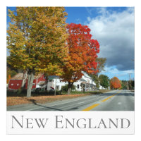 Neue England-Herbstfarben