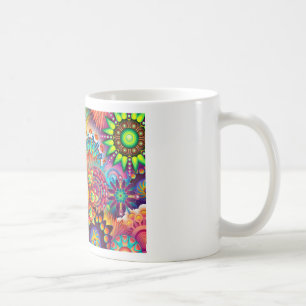 Neue farbenfrohe Abstrakte Background Kaffeetasse