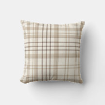 Neue Farmhouse-Beige und Taupe-Karierung