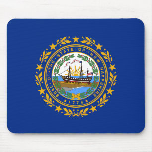 Neue Flagge des Staates Hampshire Mousepad