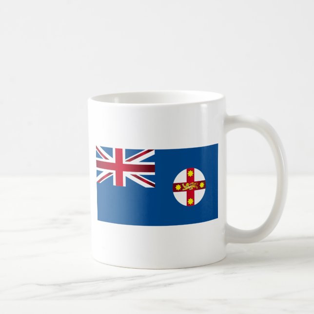 Neue Flagge Südwales Kaffeetasse (Rechts)