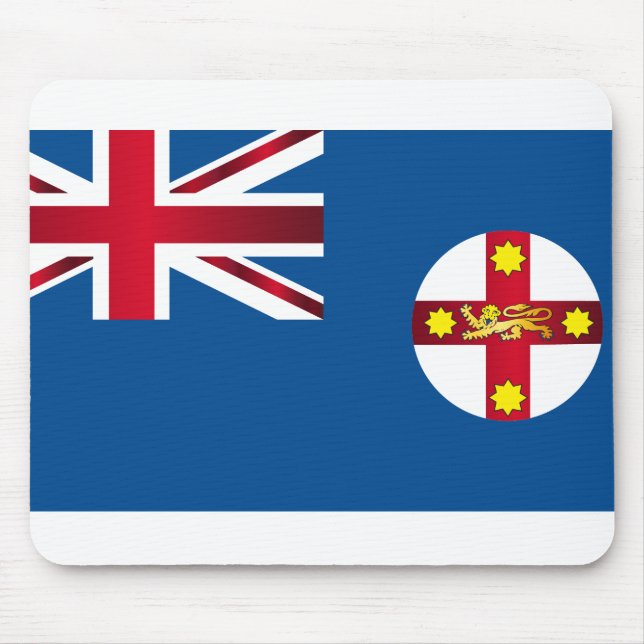 Neue Flagge Südwales Mousepad (Vorne)