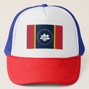 Neue Flagge von Mississippi Truckerkappe