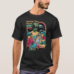 Neue Freunde finden – Außerirdische soziale Fähigk T-Shirt