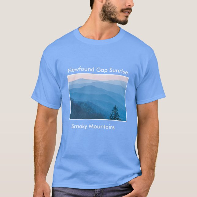 Neue Gap Smoky Mountain Sunrise Fotografie T-Shirt (Vorderseite)