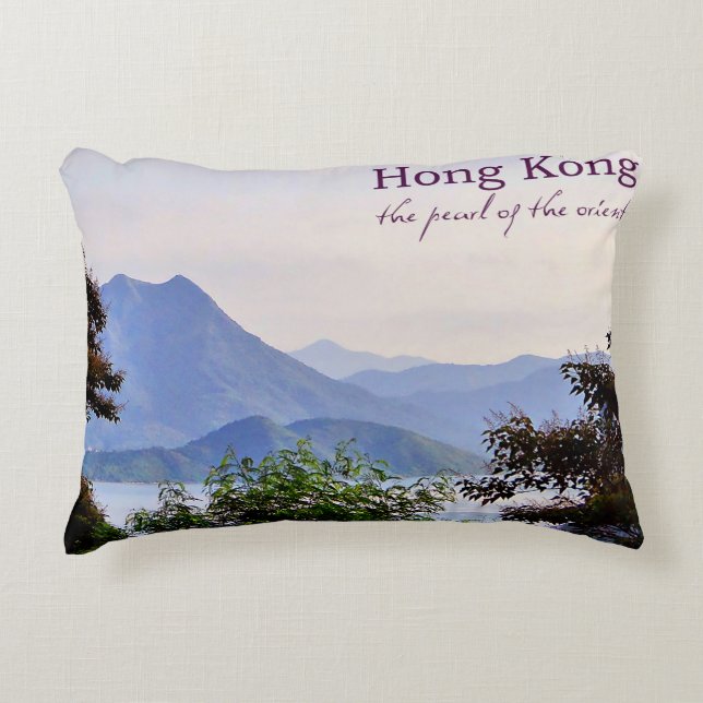 Neue Gebiete Hongkong Dekokissen (Vorderseite)