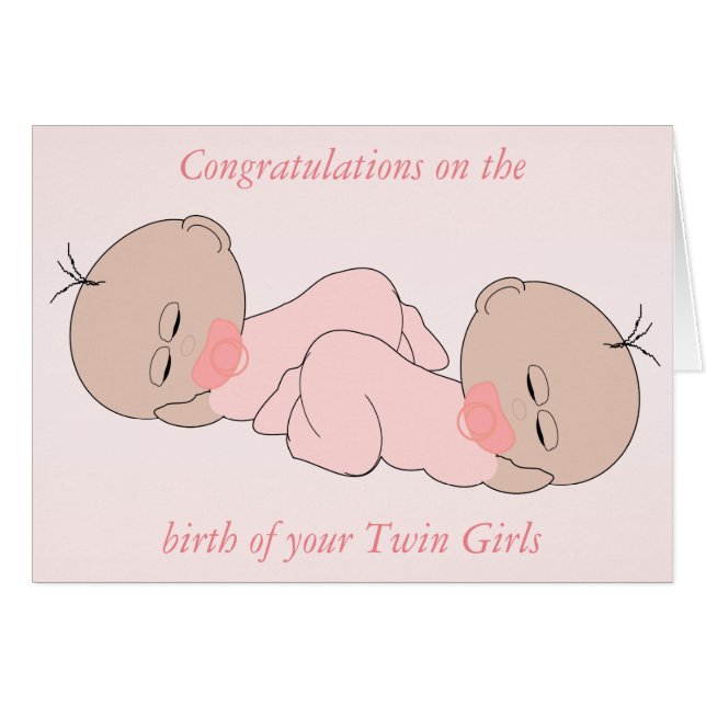 Neue Geborene Twin Girls (Vorderseite (Horizontal))