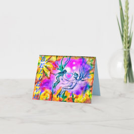 NEUE GLAUBWÜRDIGE FEE KLEINE GREETKARTE KARTE