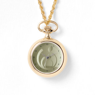 neue goldene Blätter Armbanduhr