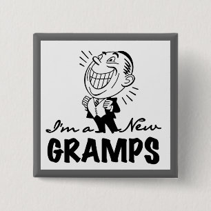 Neue Gramps T - Shirt und Geschenke lächeln Button
