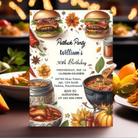 Neue Grillen Taco Koch Soup Potluck Party 30. Gebu