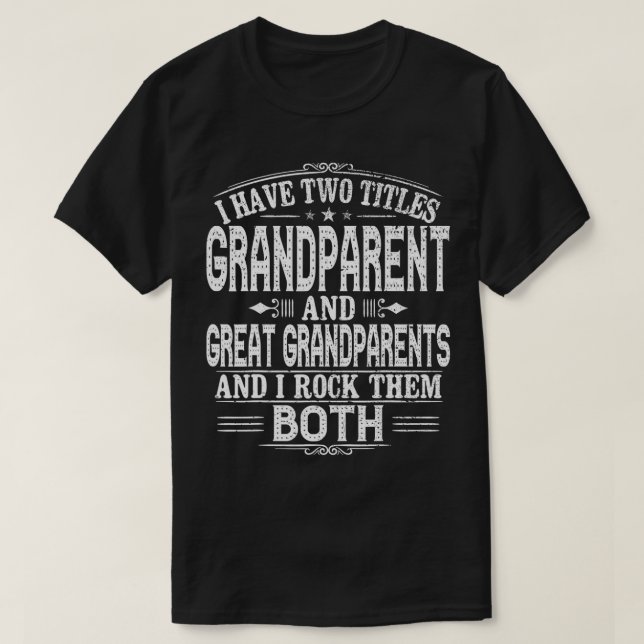 Neue Großeltern geben Großeltern ein Geschenk T-Shirt (Design vorne)