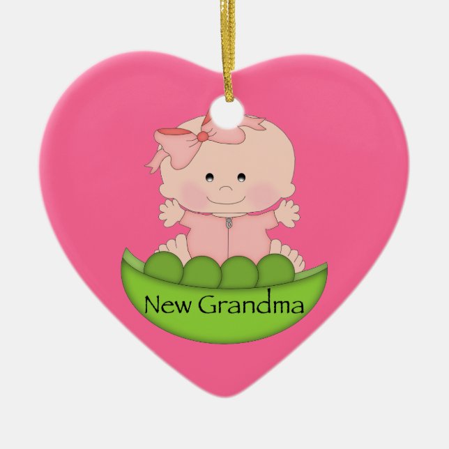 Neue Großmutter Keramikornament (Vorne)